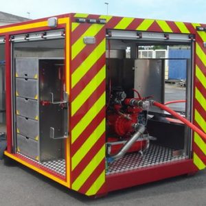 Converted Shipping Container - Emergency unit