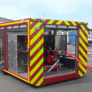 Converted Shipping Container - Emergency unit