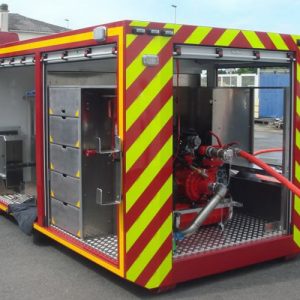 Converted Shipping Container - Emergency unit