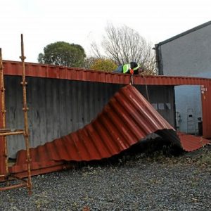 Converted Shipping Container - Installation