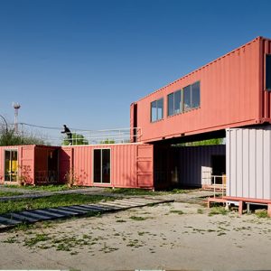 Converted Shipping Container - Installation