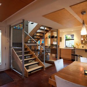 Converted Shipping Container - Interior