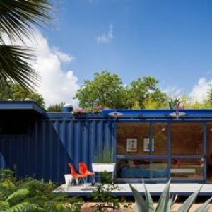 Converted Shipping Container To Garden Retreat