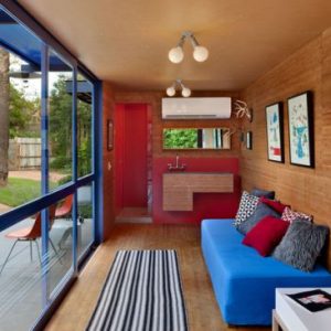 Converted Shipping Container To Garden Retreat