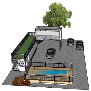 Converted Shipping Containers CAD